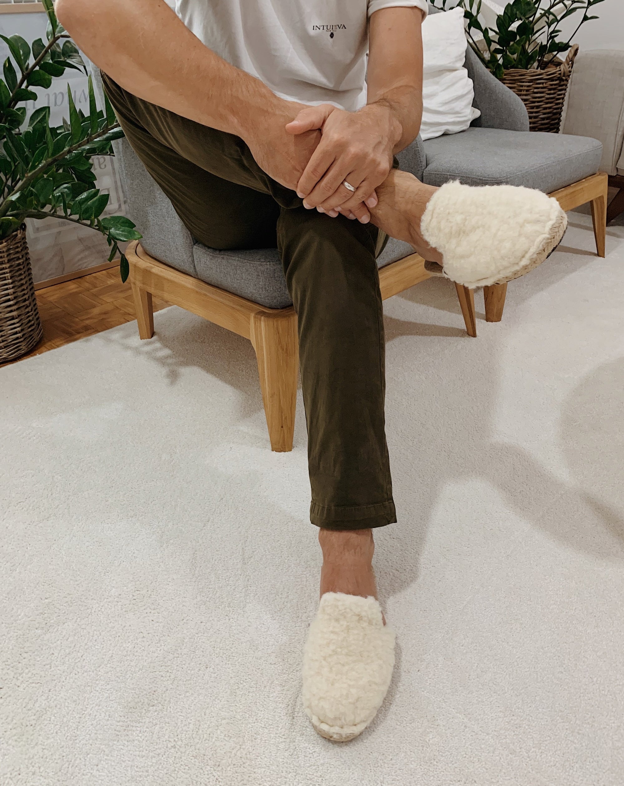 Colorado Men’s Wool Slippers