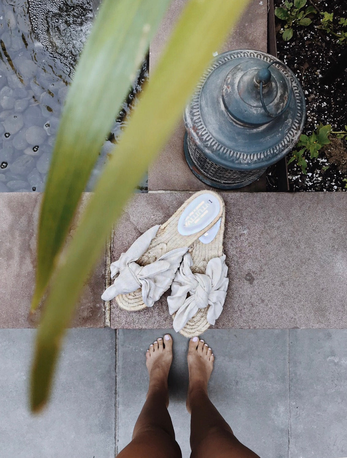 New Linen Tulum Sandals