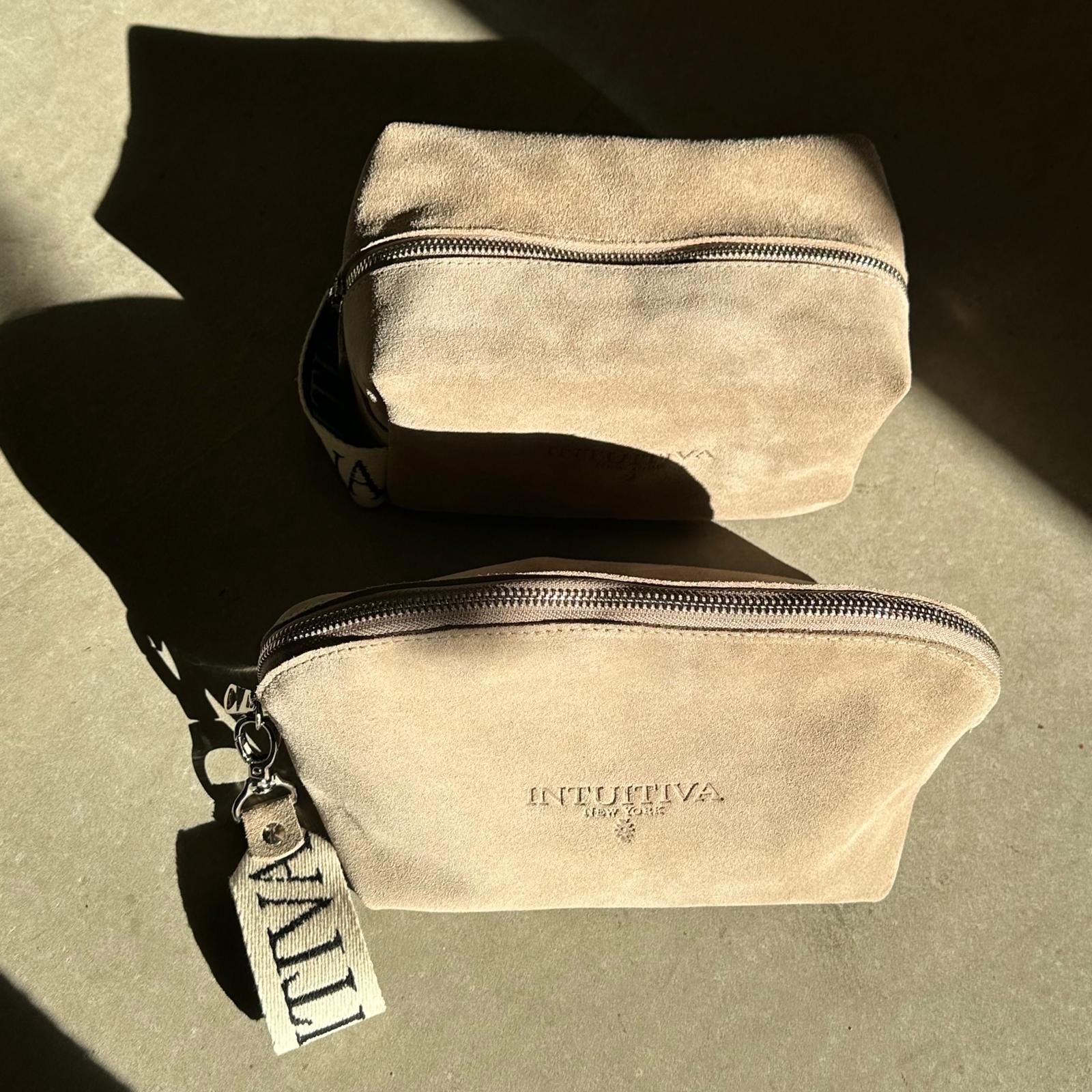 Suede Travel Pouch