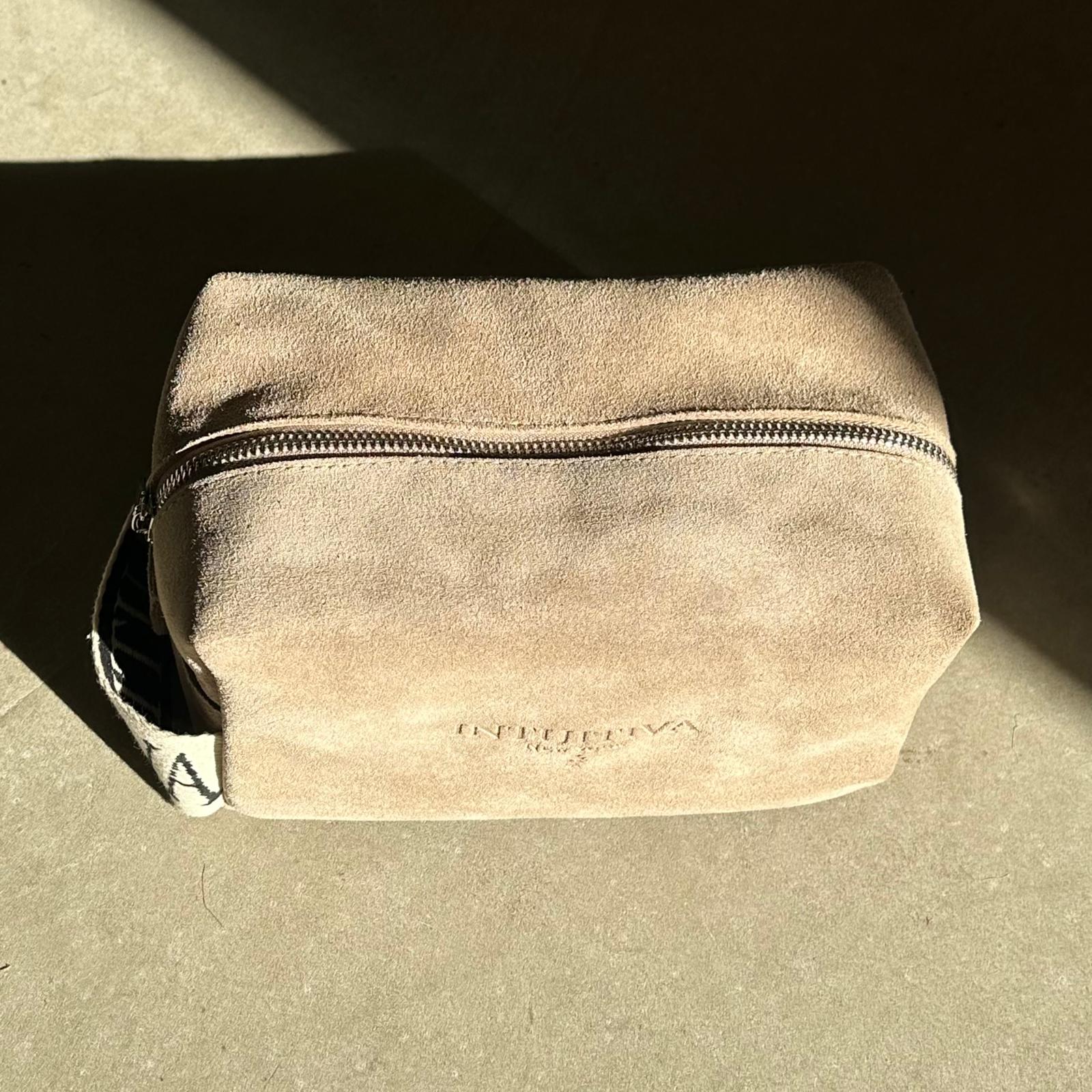 Suede Travel Pouch