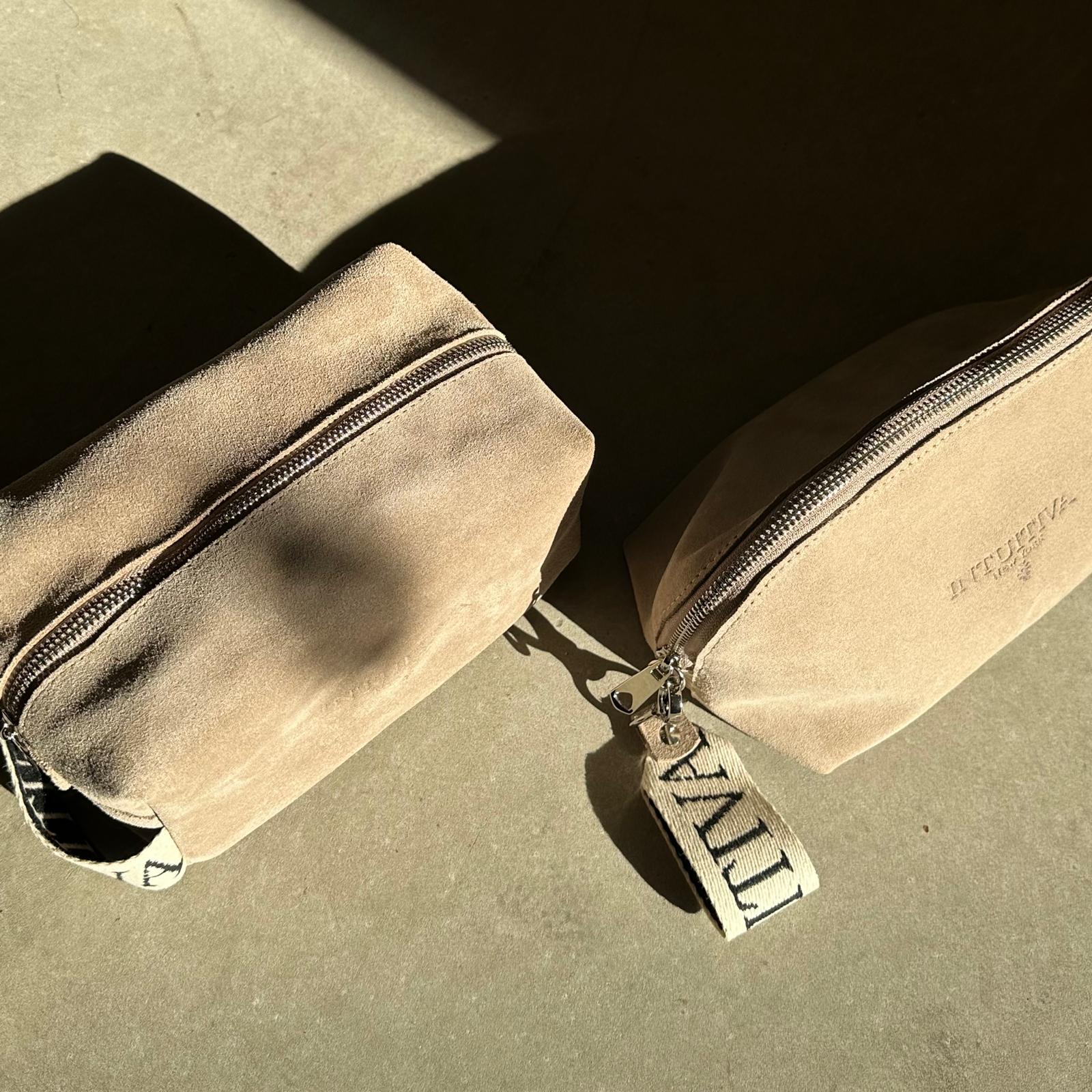 Suede Travel Pouch