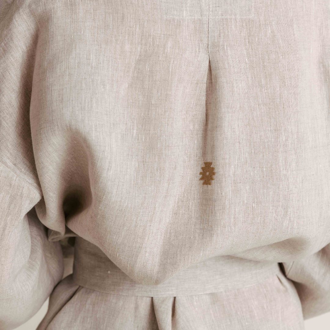 Lagoon Linen Robe