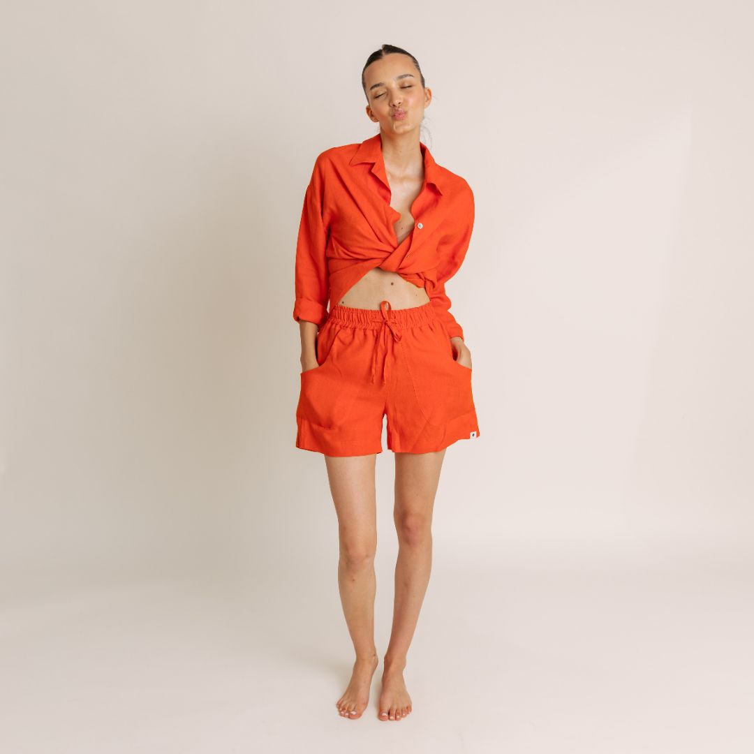 Sunset Linen Shorts