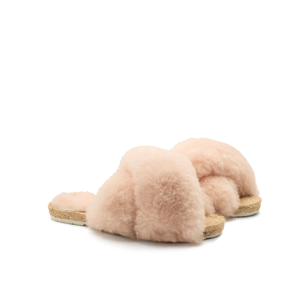 ROSE Sheepskin Slippers