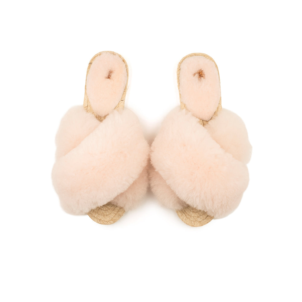 ROSE Sheepskin Slippers