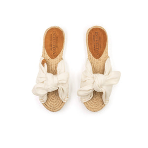 Tulum Linen Sandals (white)