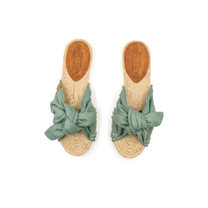Tulum Linen Sandals (petroleum)