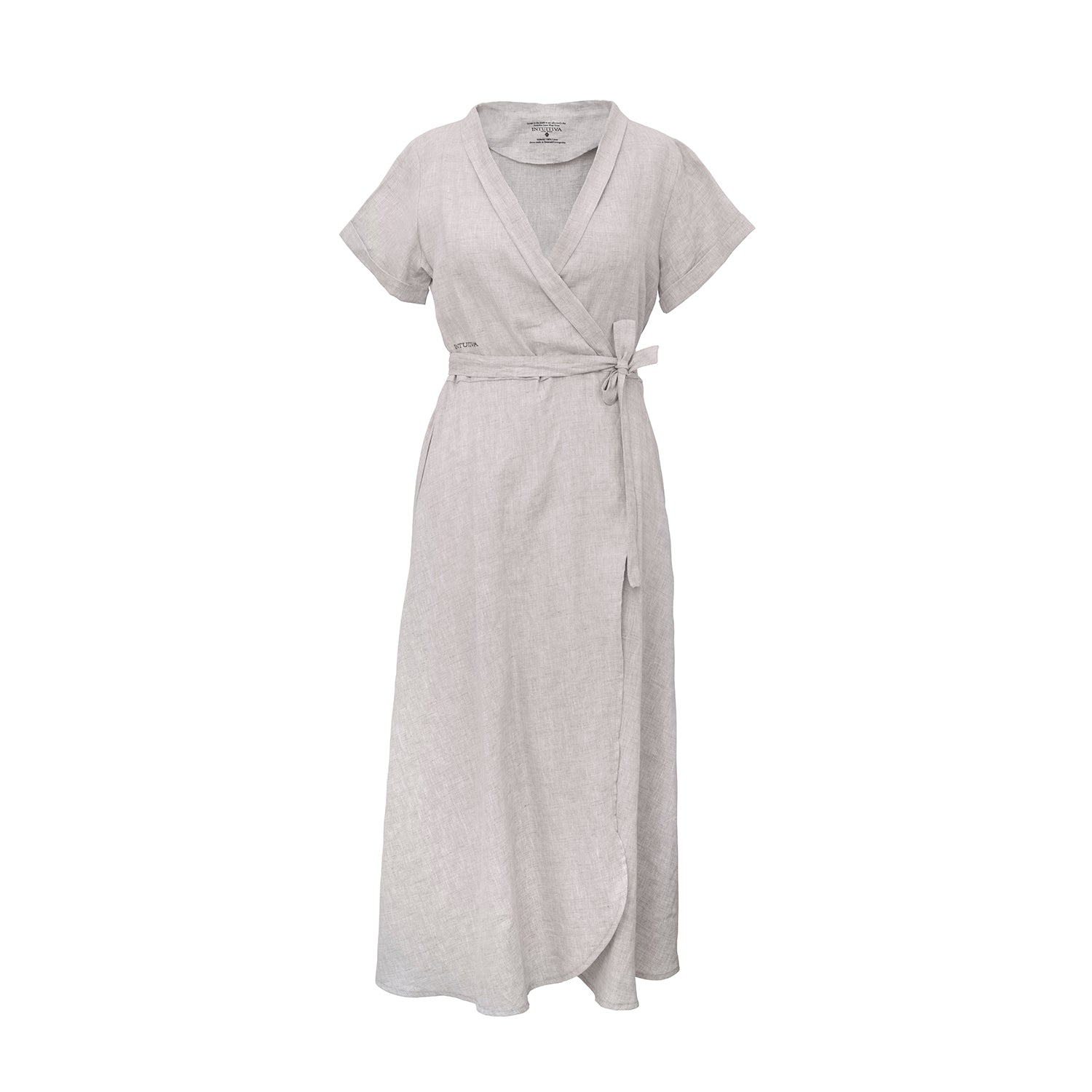 Josephine Linen Wrap Dress