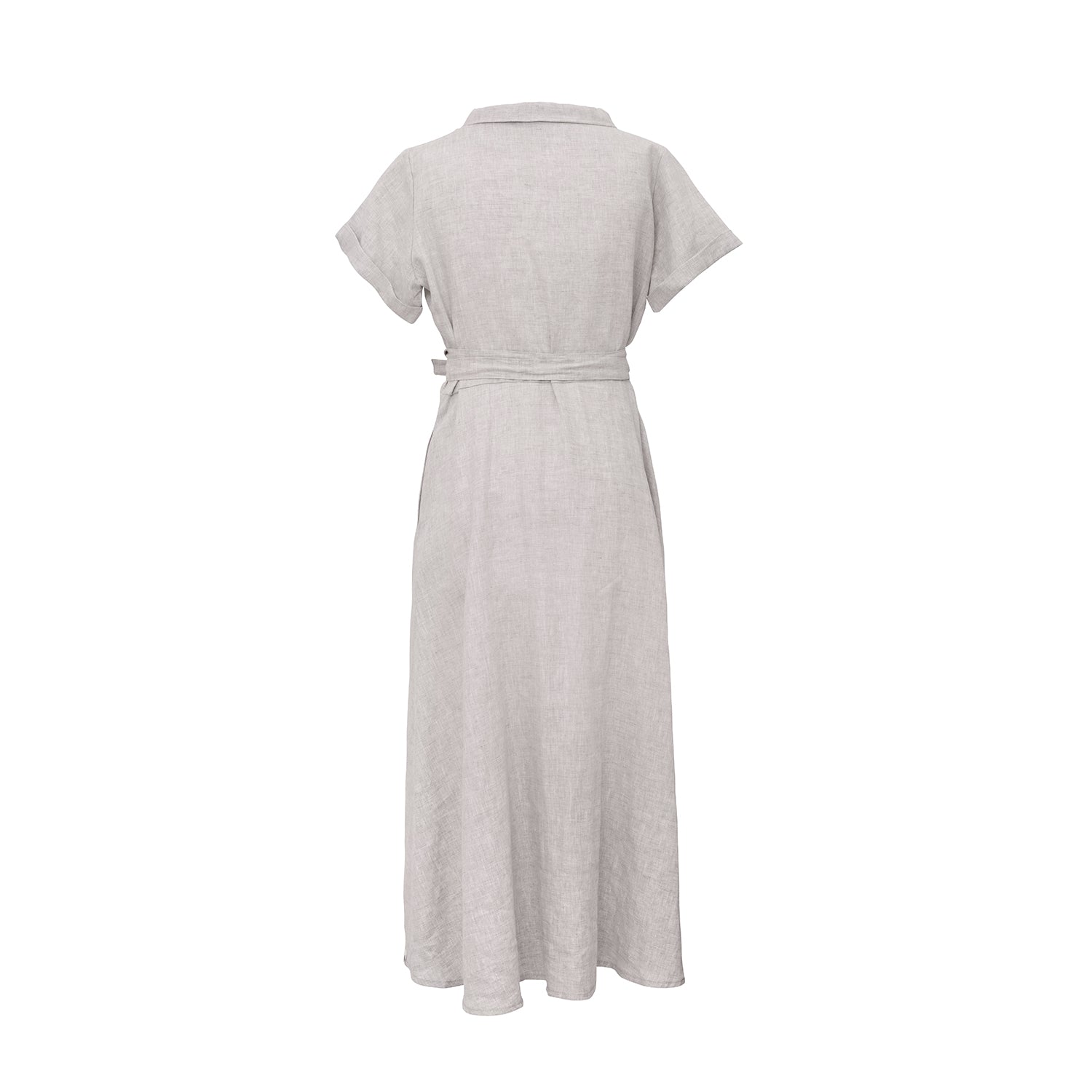 Josephine Linen Wrap Dress