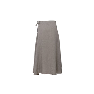 Mila Linen Wrap Skirt