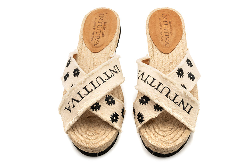 The Traveler Embroidery Mules