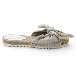 Tulum Linen Sandals (natural)