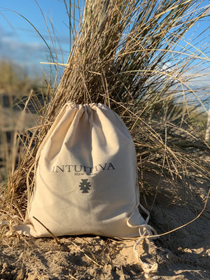 INTUITIVA cotton drawstring backpack