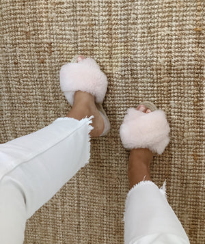 ROSE Sheepskin Slippers