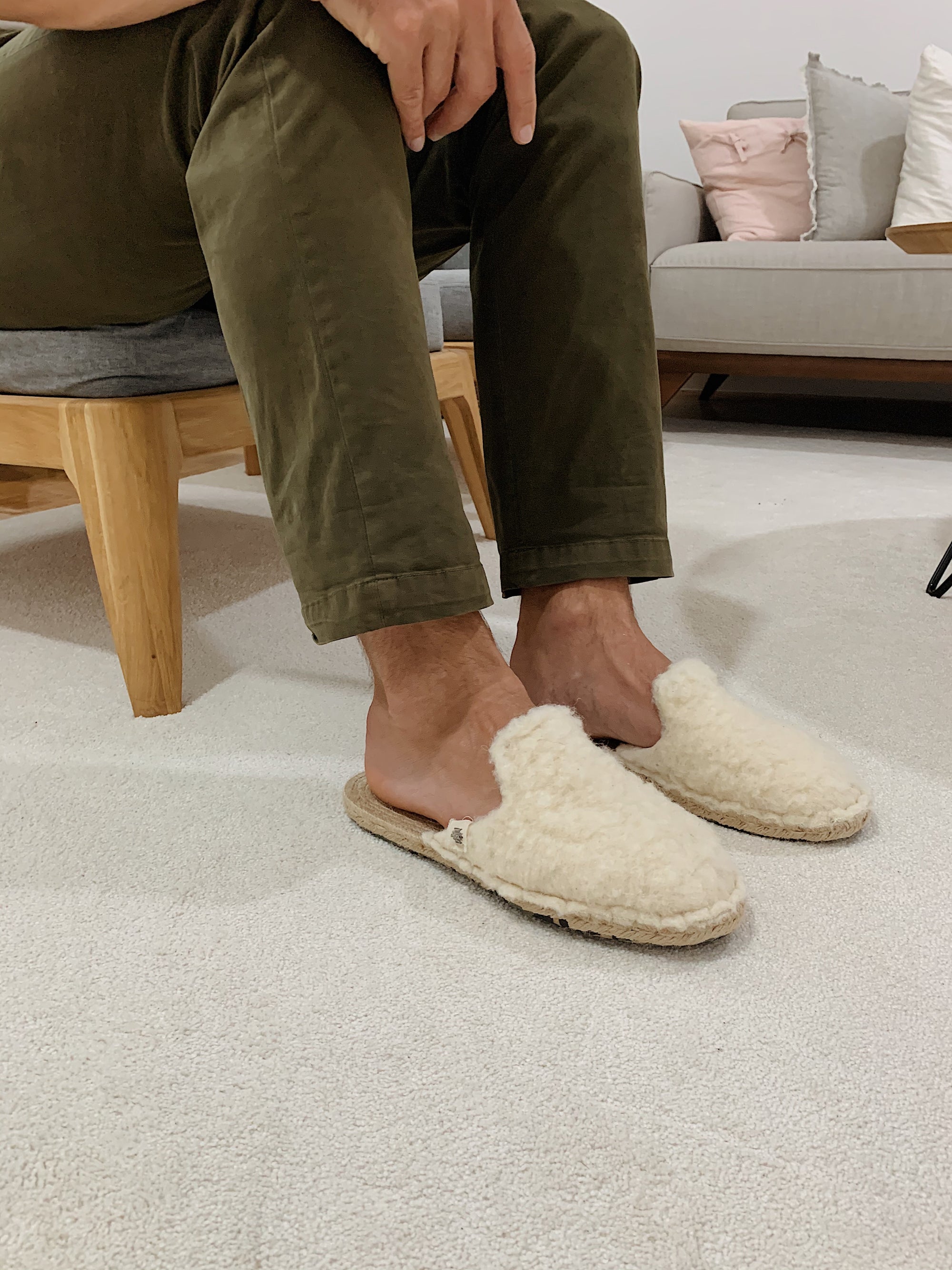 Colorado Men’s Wool Slippers